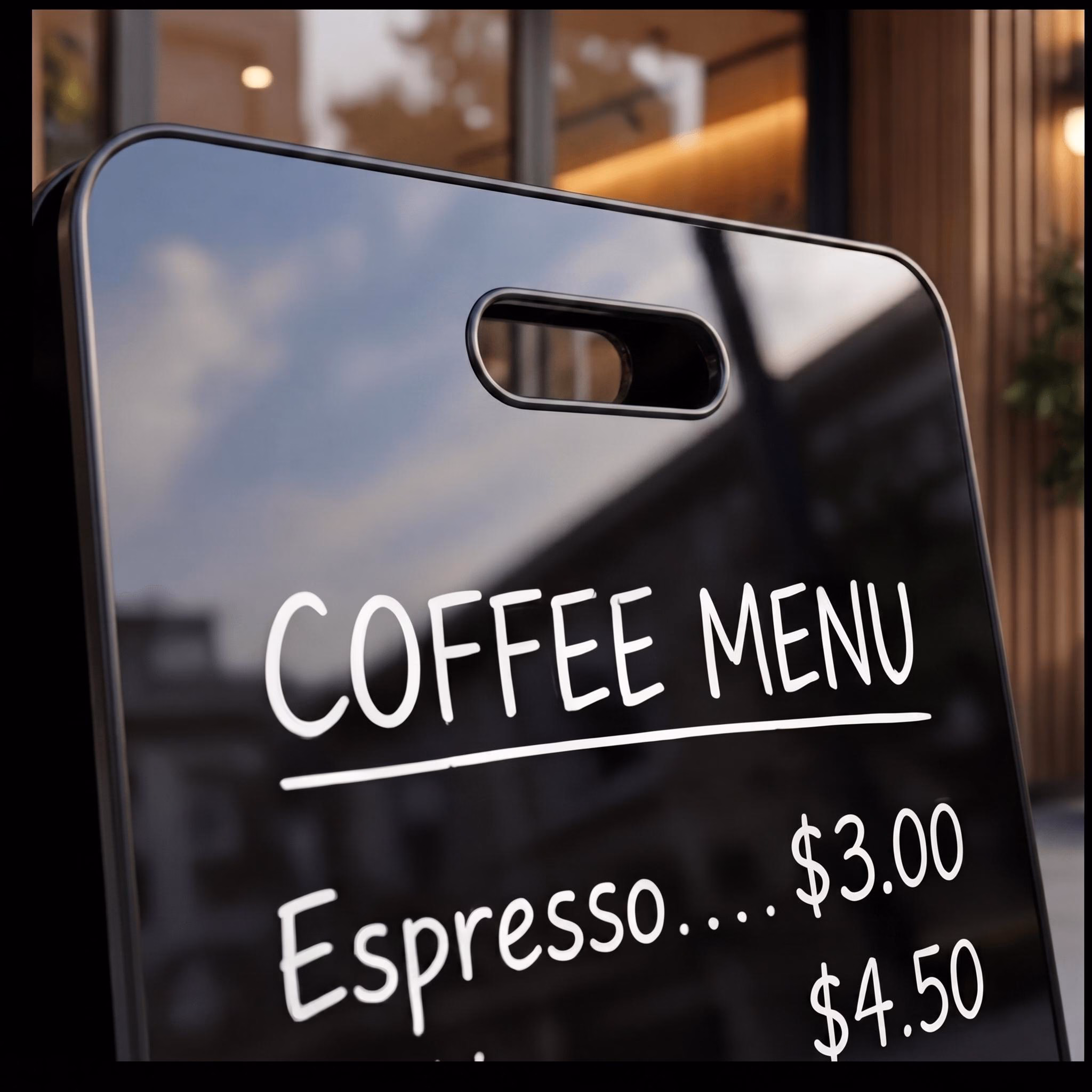 Write erase A frame sign marker writable sidewalk sign for changeable menu daily update sandwich board for shop storefront pavement sign