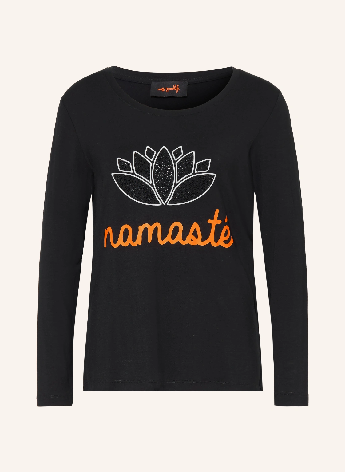 miss goodlife Longsleeve mit Pailletten