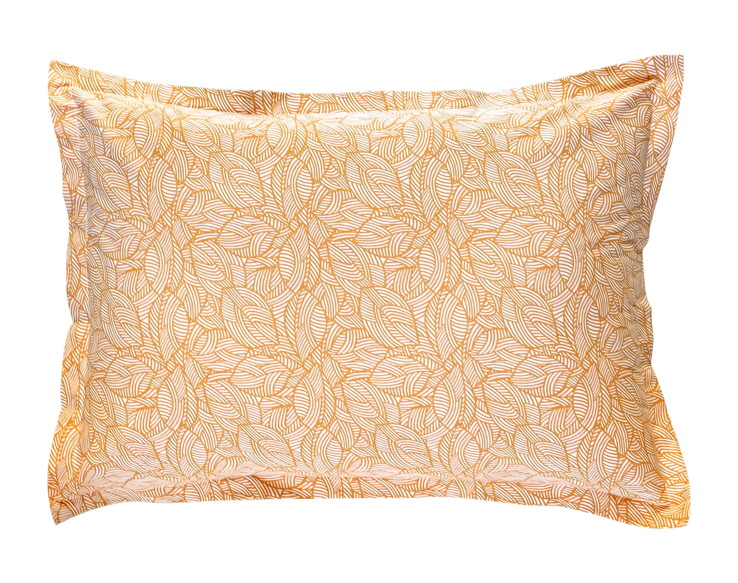 MOINEAUX - Taie d'oreiller 50x70 jaune en coton