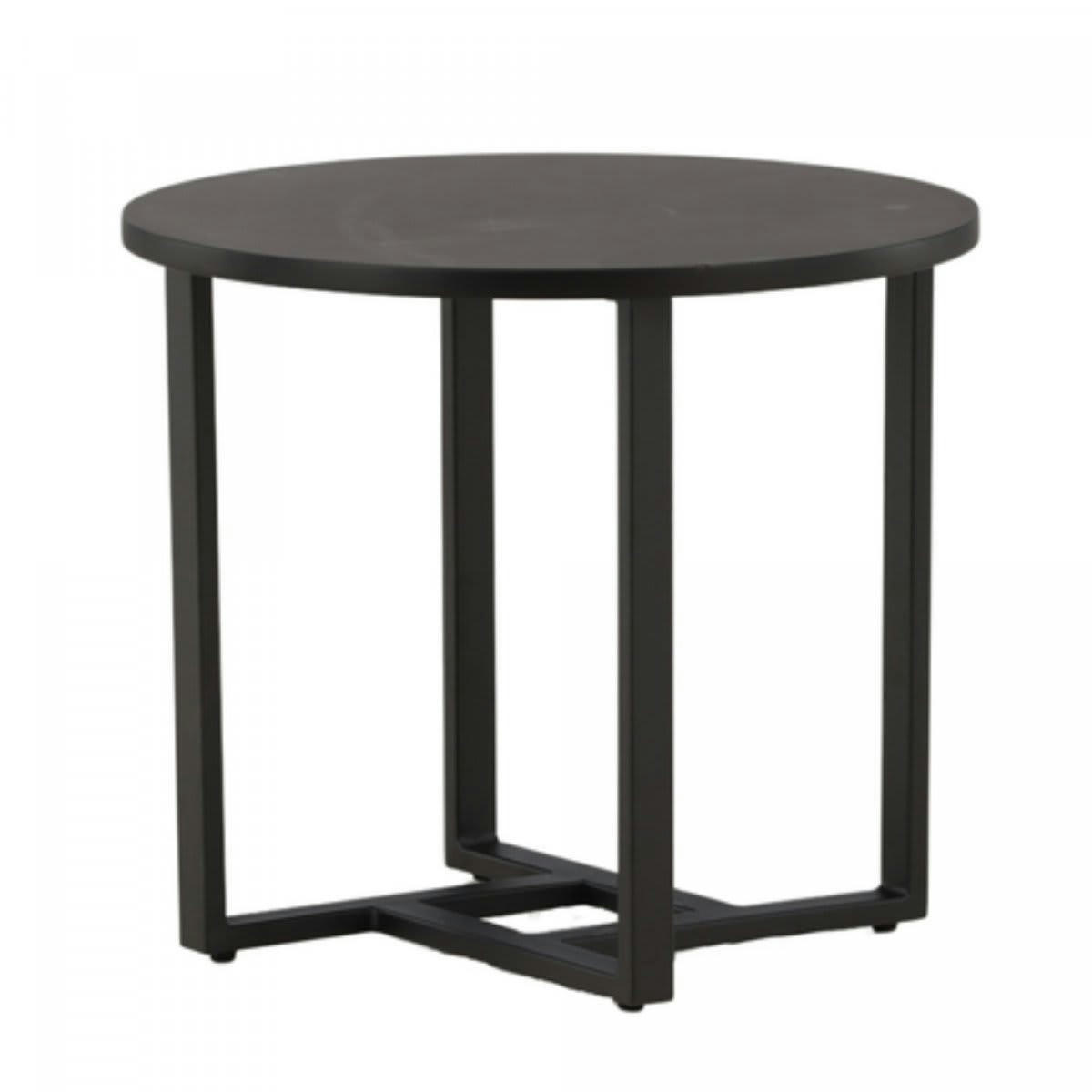 BOTRA - Table basse moderne en bois noir