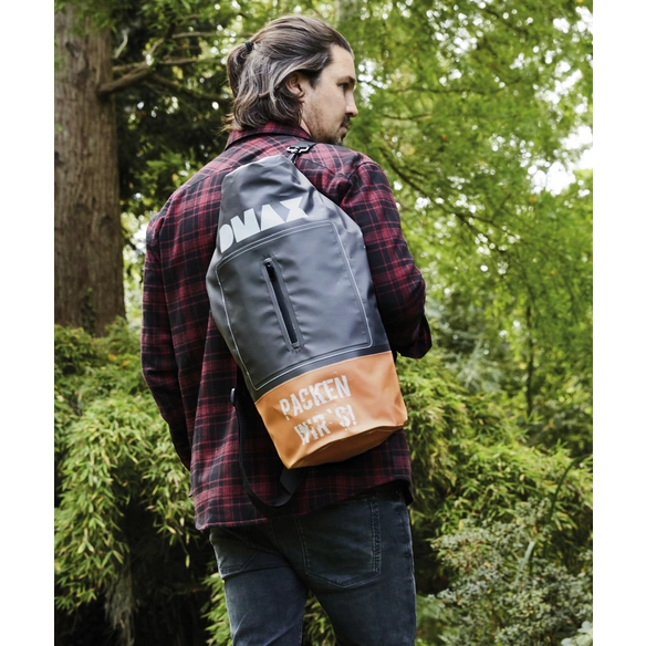 Packsack »DMAX«, BxHxL: 22 x 6 x 60 cm, 20 l, grau/orange