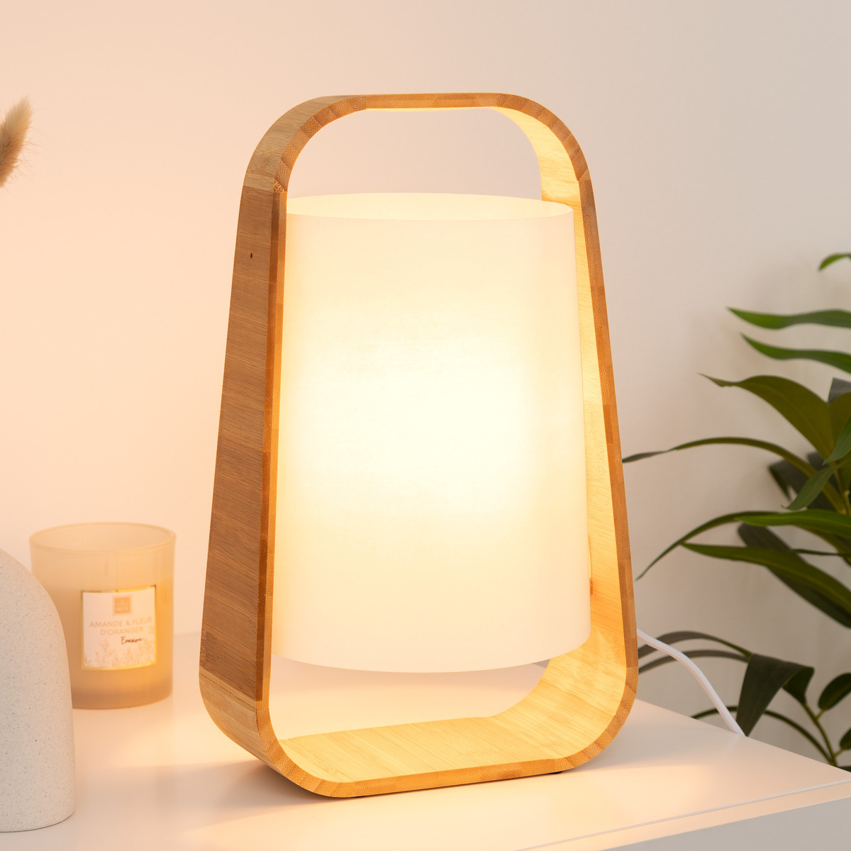 Lamp "Rex" White, H.35 cm