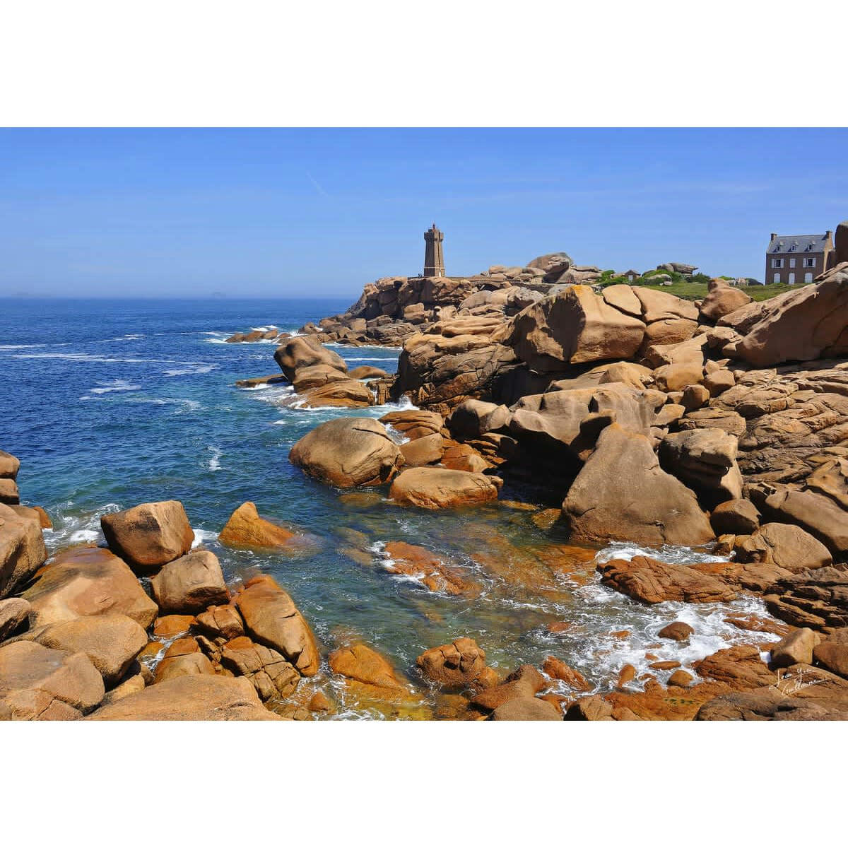 MER - Tableau sur toile Ploumanac'h 45x65 cm