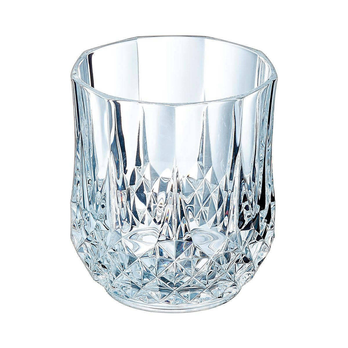 LONGCHAMP - 6 verres à eau 32cl - Verre ultra transparent au design vintage