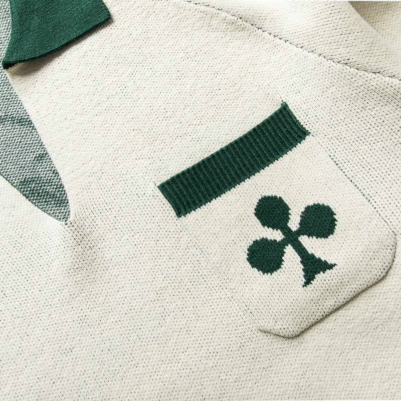 Malbon Golf King Of Clubs Sweater - Canvas