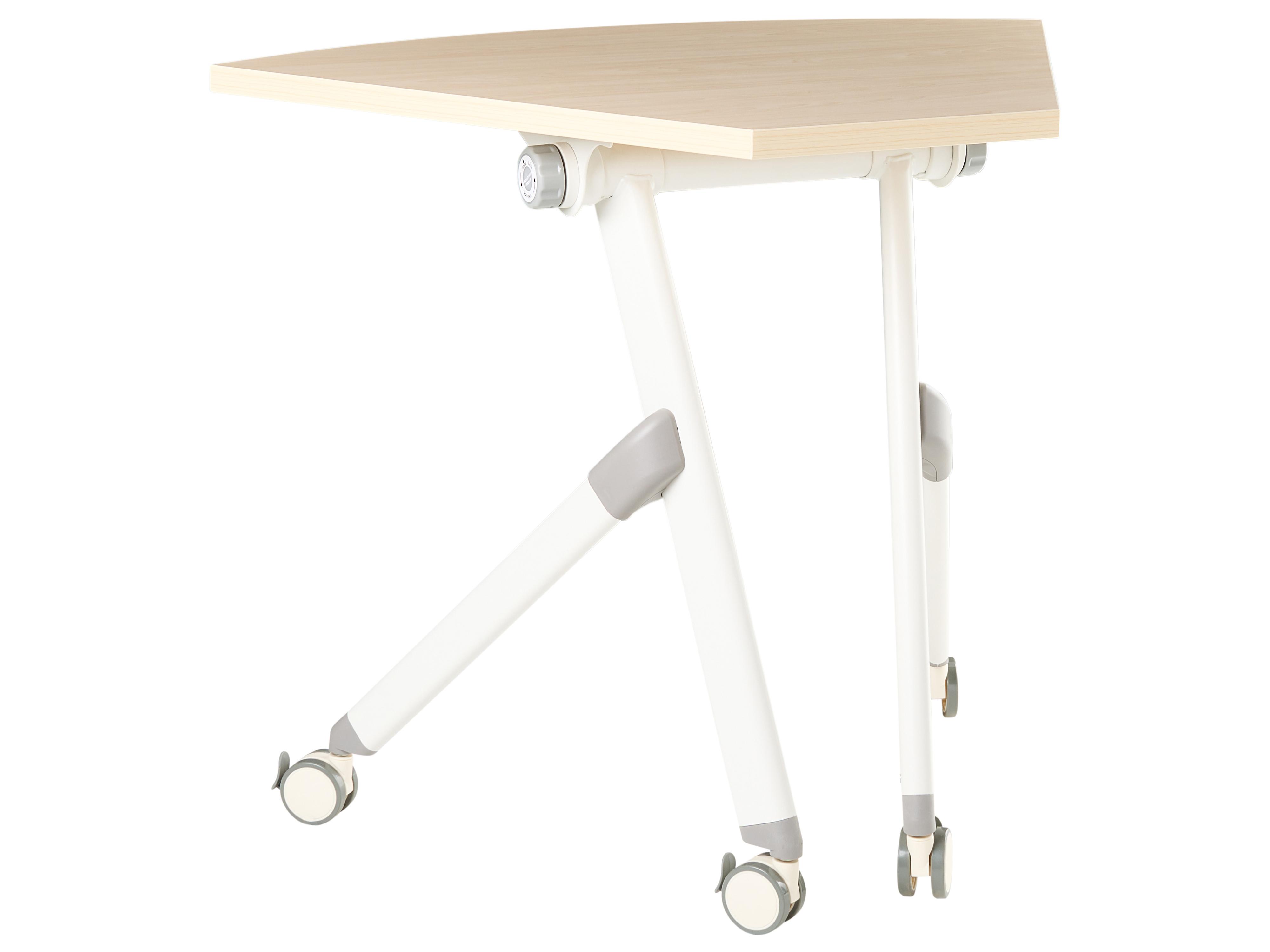 Foldable Corner Desk Module BENDI Light Brown 90 cm 64 cm