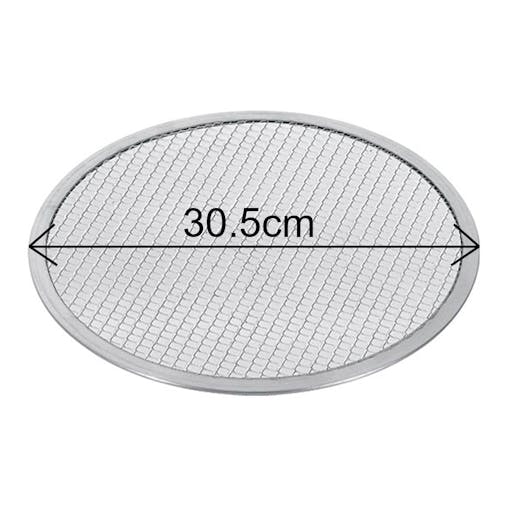 SOGA 6X 12-inch Round Seamless Aluminium Nonstick Commercial Grade Pizza Screen Baking Pan