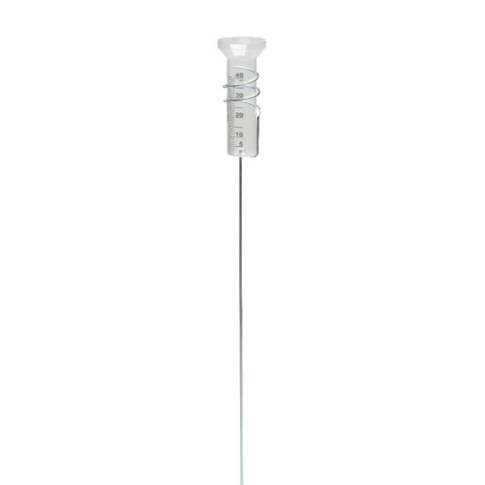 REGNMÅLER NYBY SPIRAL ZINK TRANSPARENT GLASS