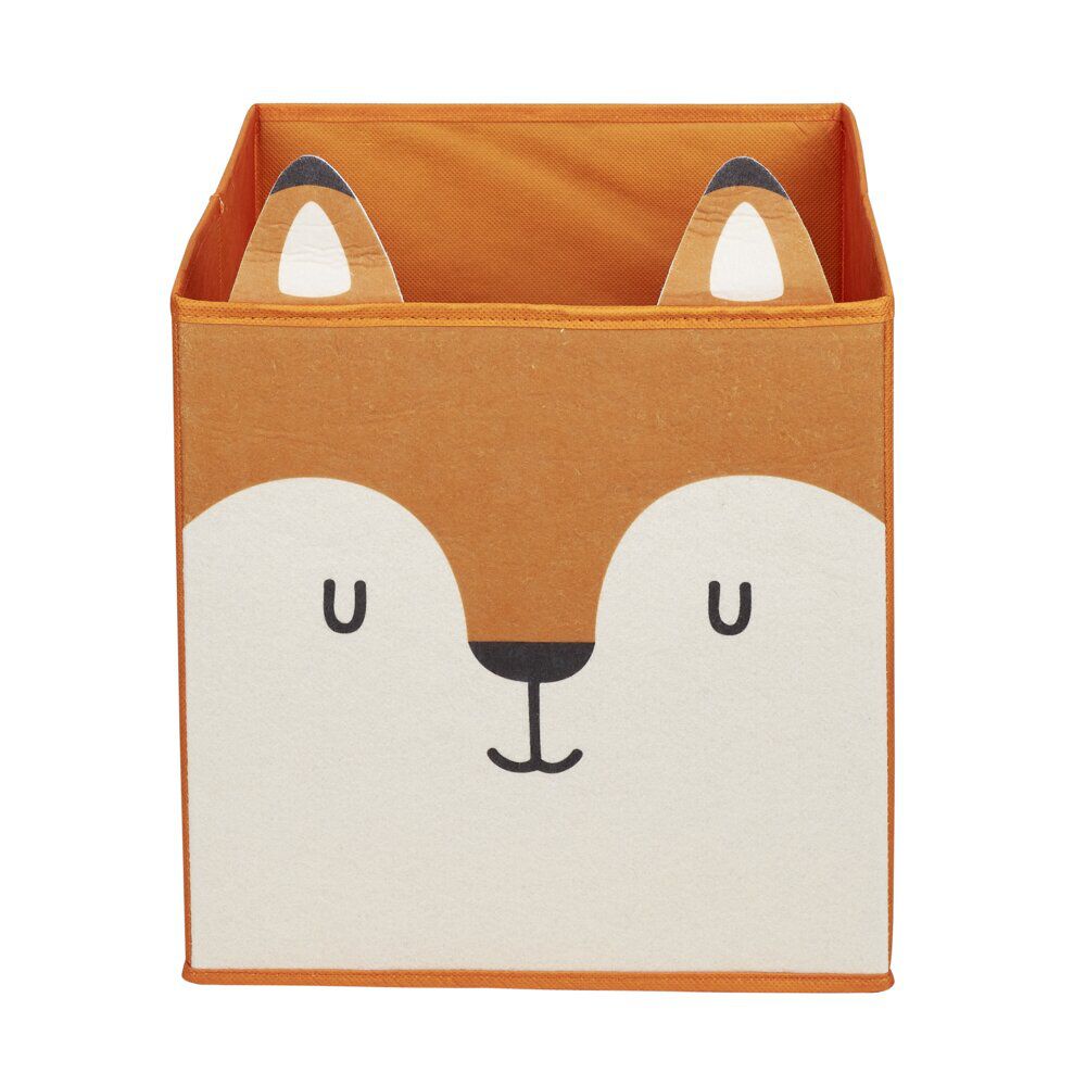 Panière rangement renard 31x31x31cm