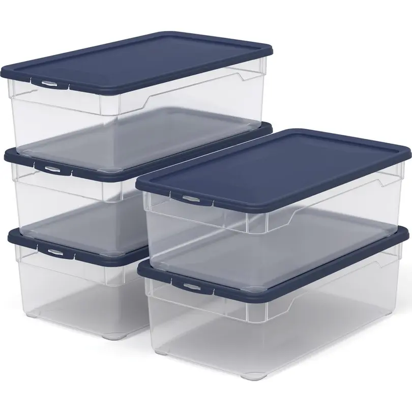Aufbewahrungsbox 5er-Set CLEAR