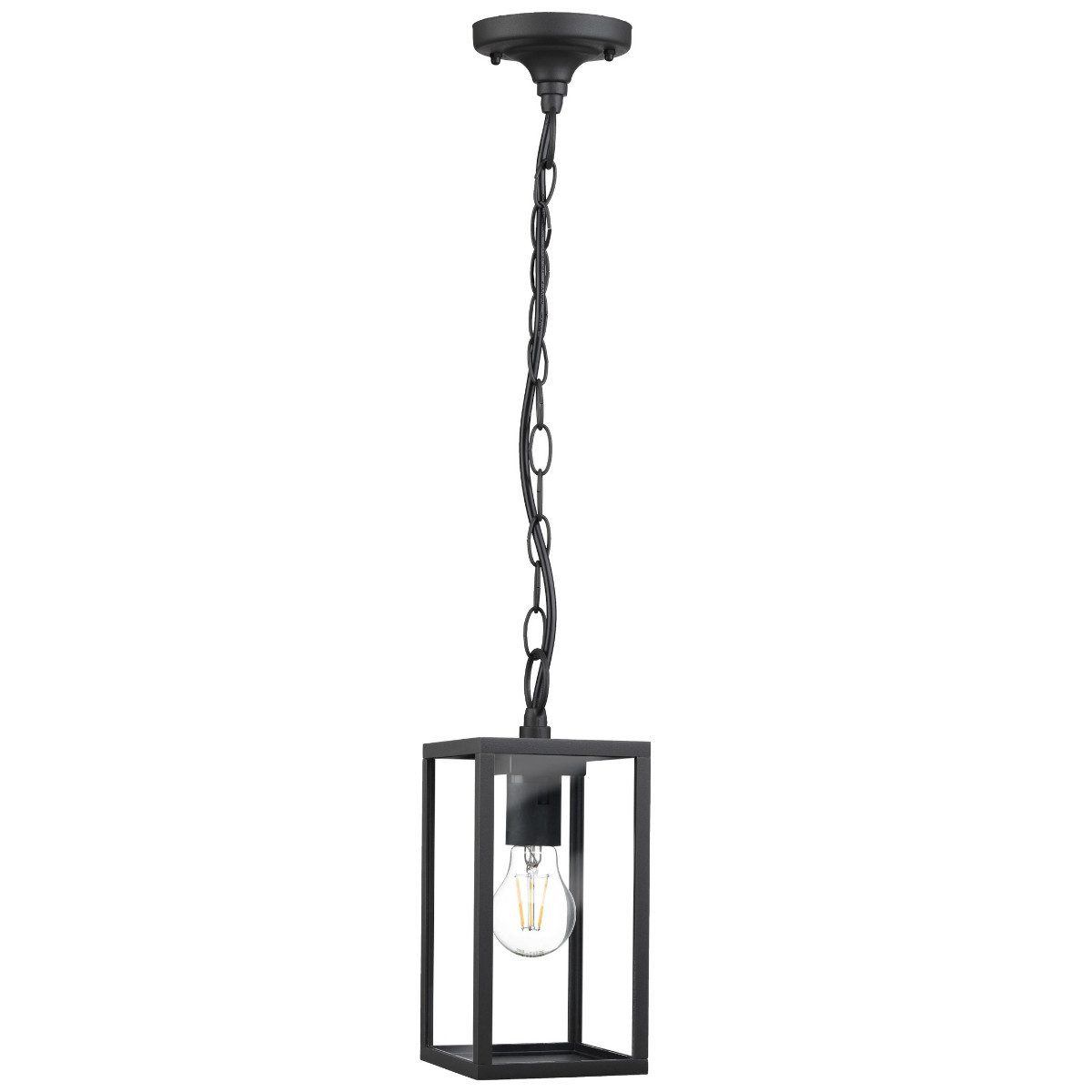 Lampa sufitowa zewnętrzna MALMO grafitowa 1 x E27 x 15W IP44 Polux