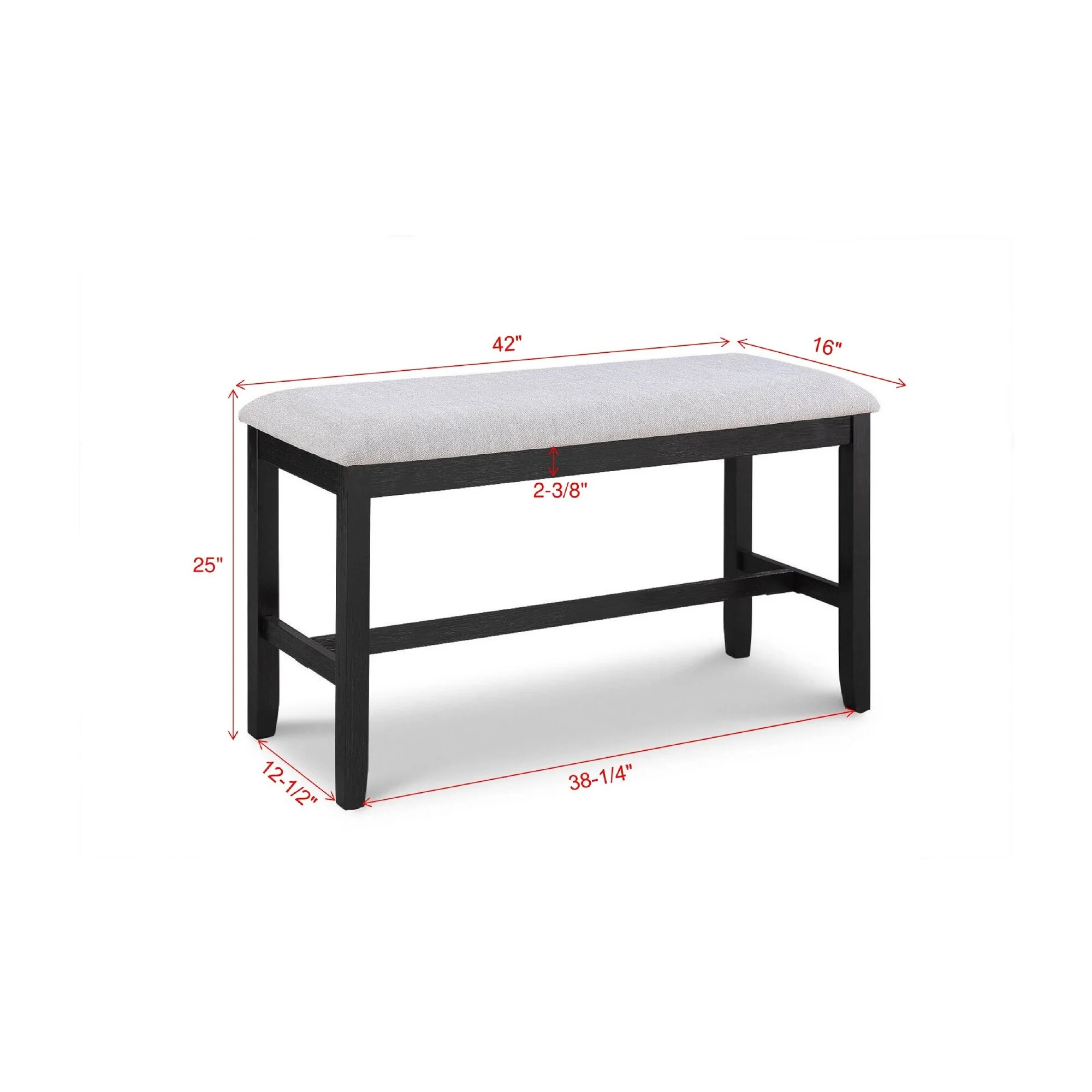 Counter Height Bench Dining Room