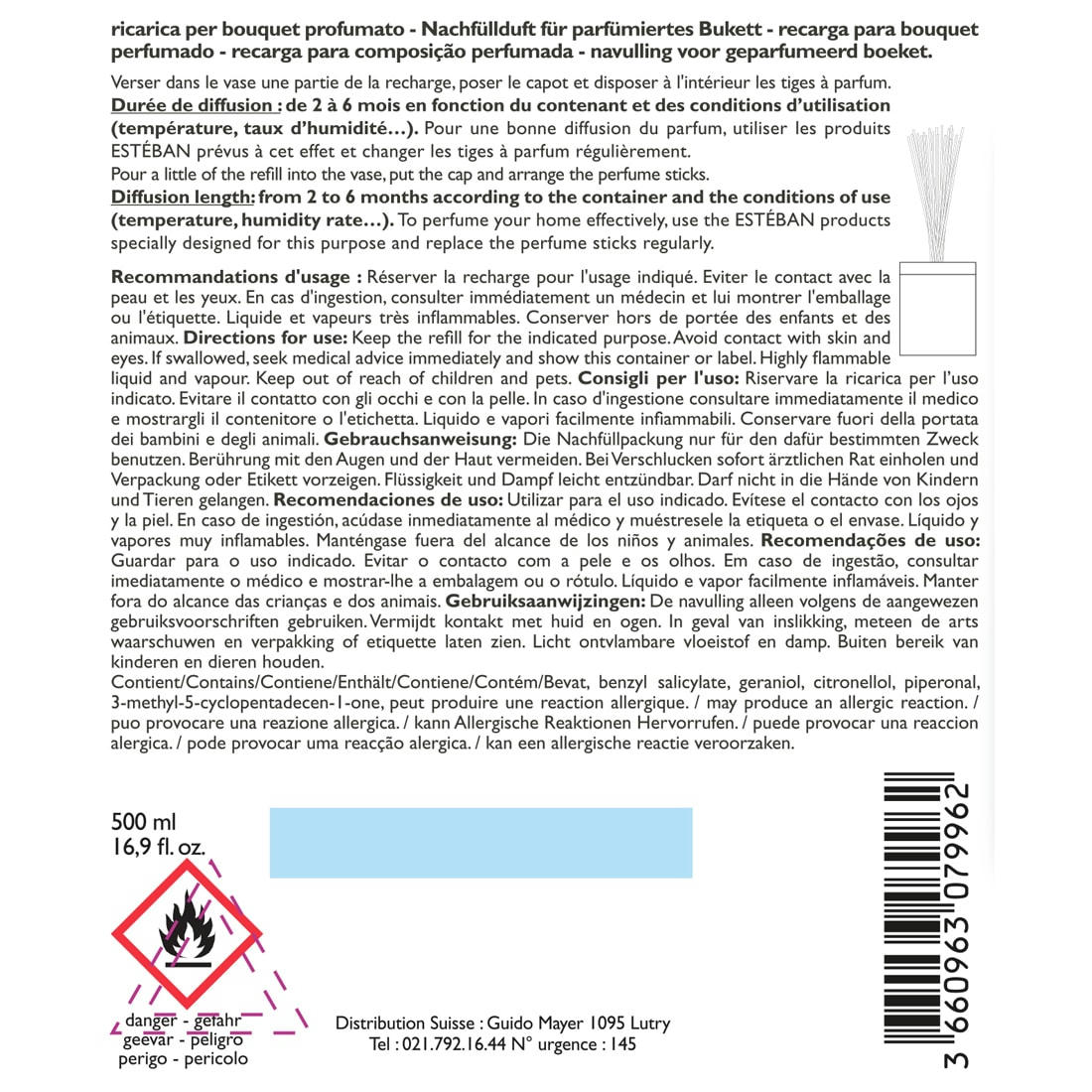 RÊVE BLANC - Recharge bouquet 500ml