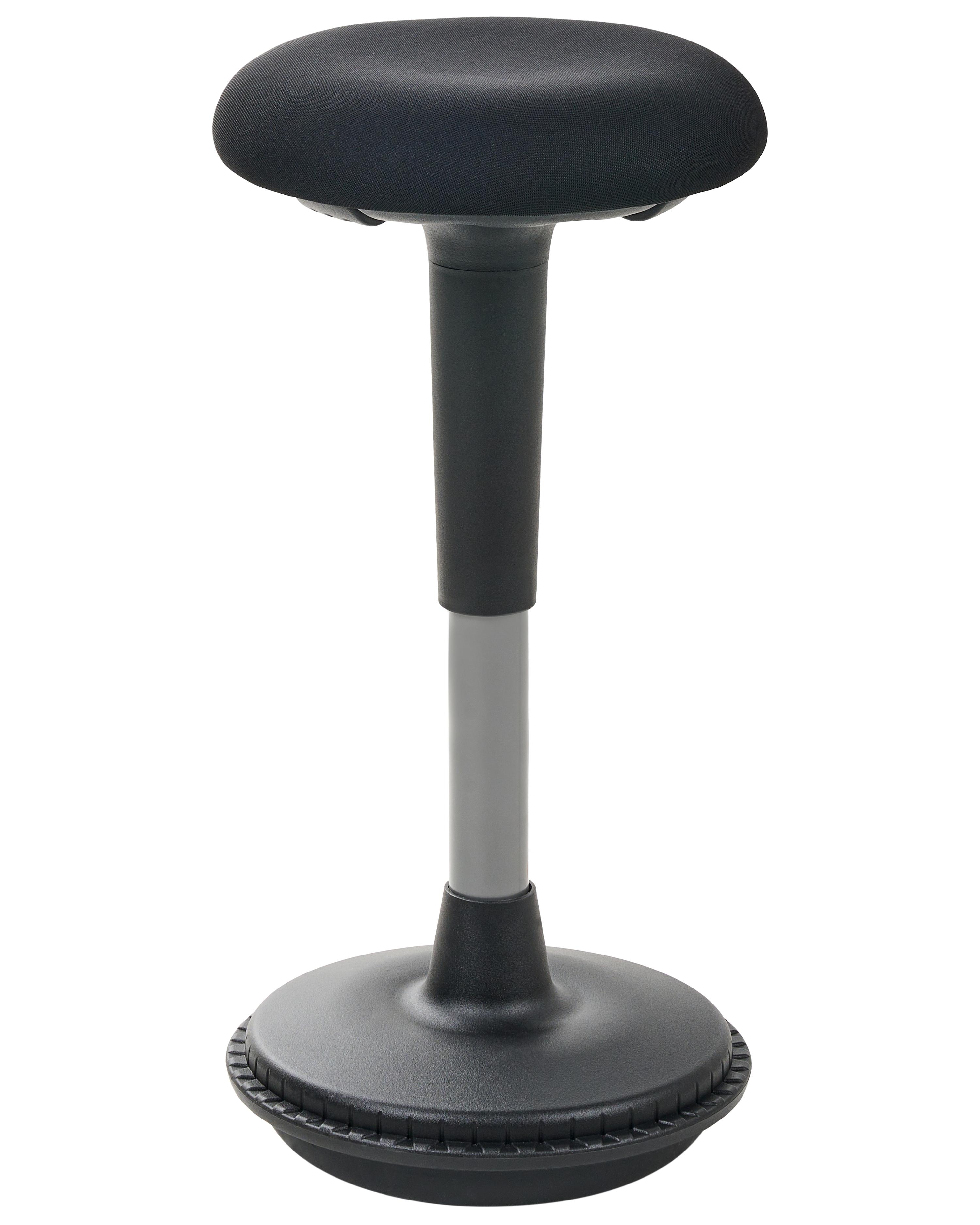 Wobble Stool ESTELL Fabric Black