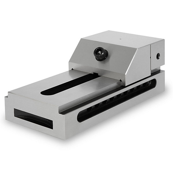 EBERTH Etau de précision à basse tension, largeur des mors 125mm, force de serrage maximale 160mm, hauteur des mors 50mm