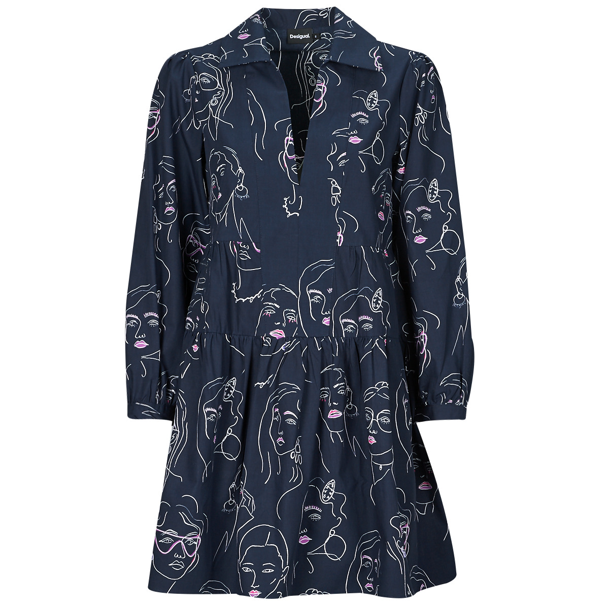 Desigual - VEST LOUISVILLE - Marine