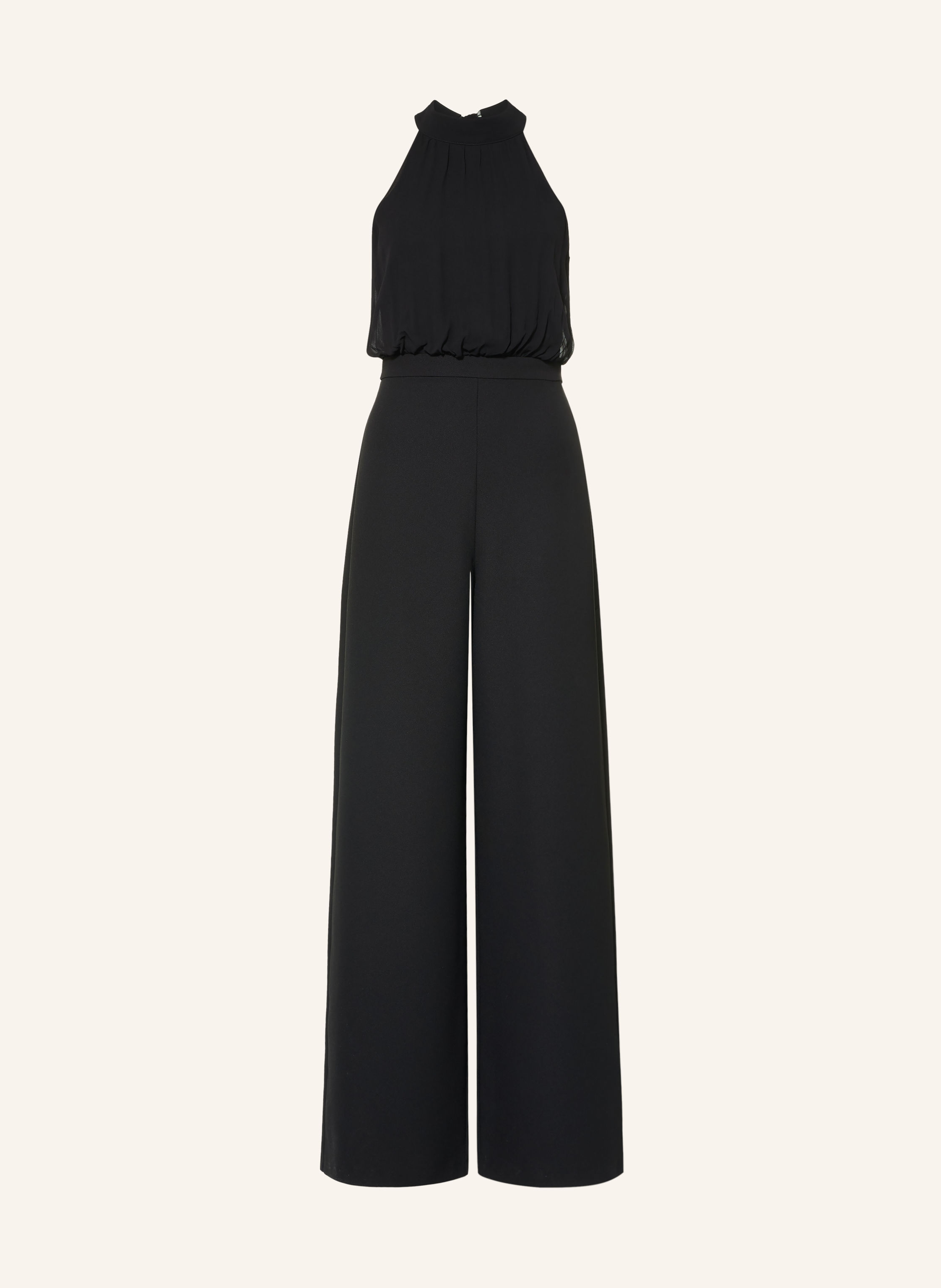 MAX & Co. Jumpsuit DENVER1 im Materialmix mit Schluppe