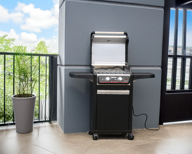 Billabong 2 Burner Electric BBQ on Cart