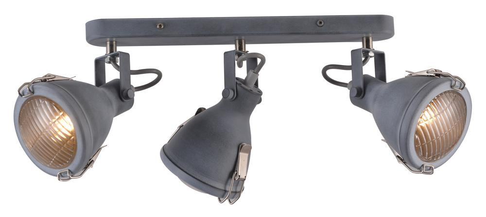 Lampa sufitowa szara CRODO3xE14x40W wym: 18x54x11 cm Candellux