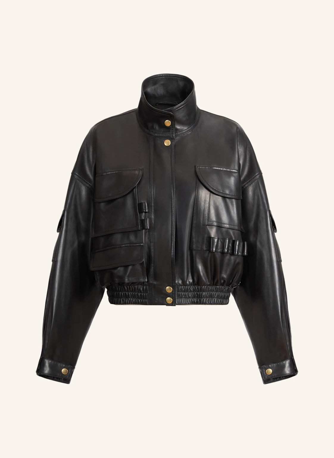 BALMAIN Bomberjacke aus Lammleder
