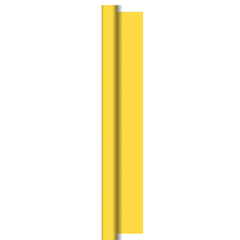 Nappe en tissu Dunicel jaune 1,18 x 5 m DUNI