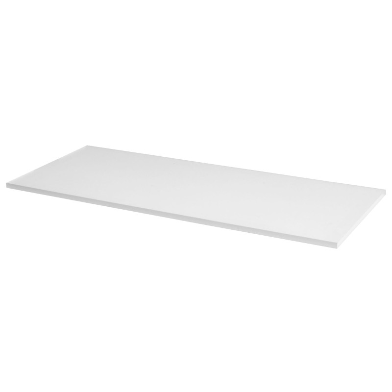 Tablette mélaminée blanche 80 x 50 x 1,8 cm CANDO