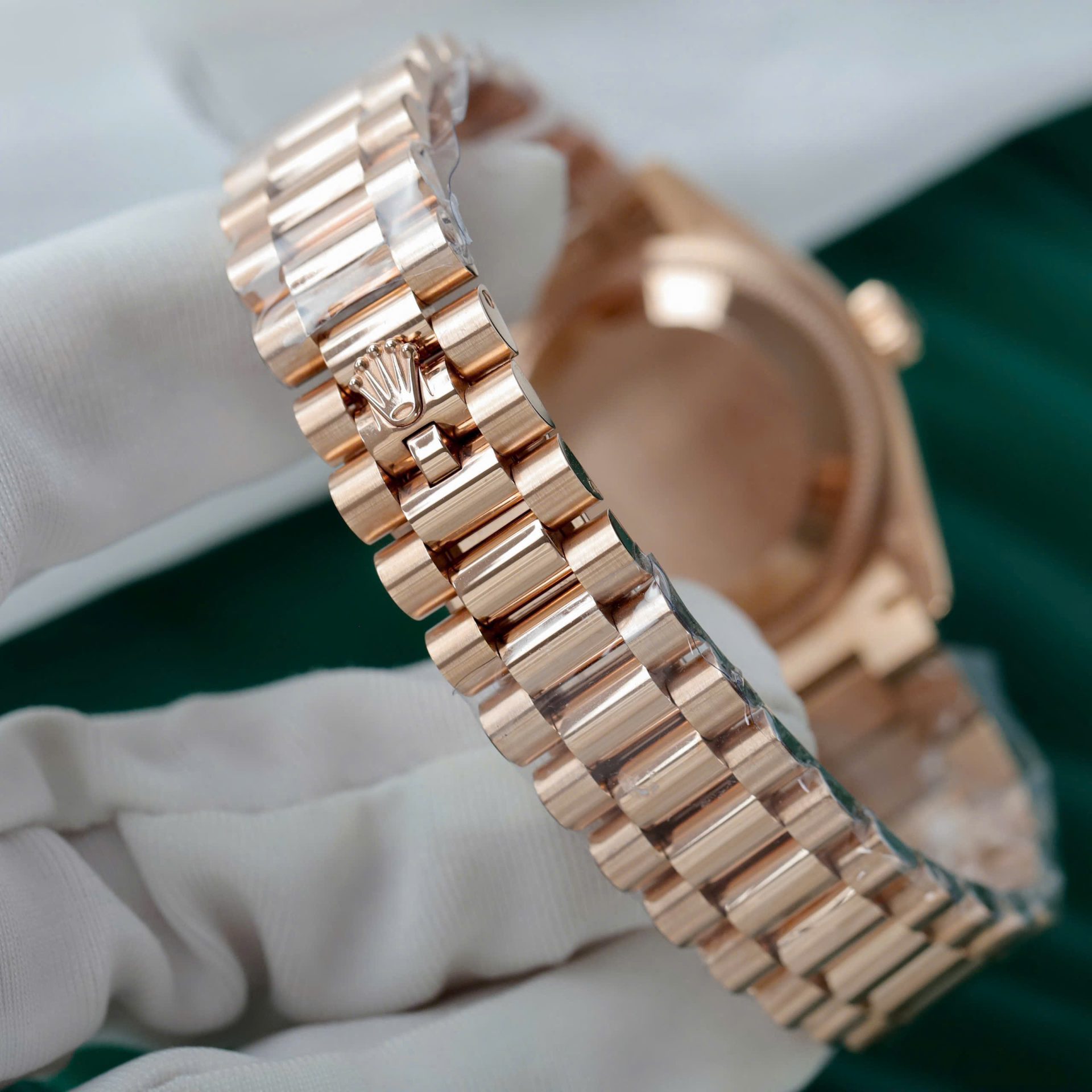 Rolex Datejust 278275-0009 RG Plated MOP Dial CZ Diamonds 31mm Super Clone