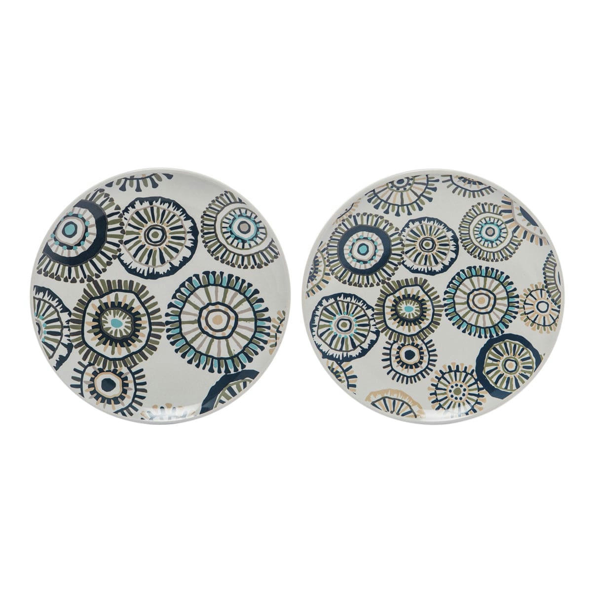 CANDY - Assiettes Candy rondes - Lot de 2