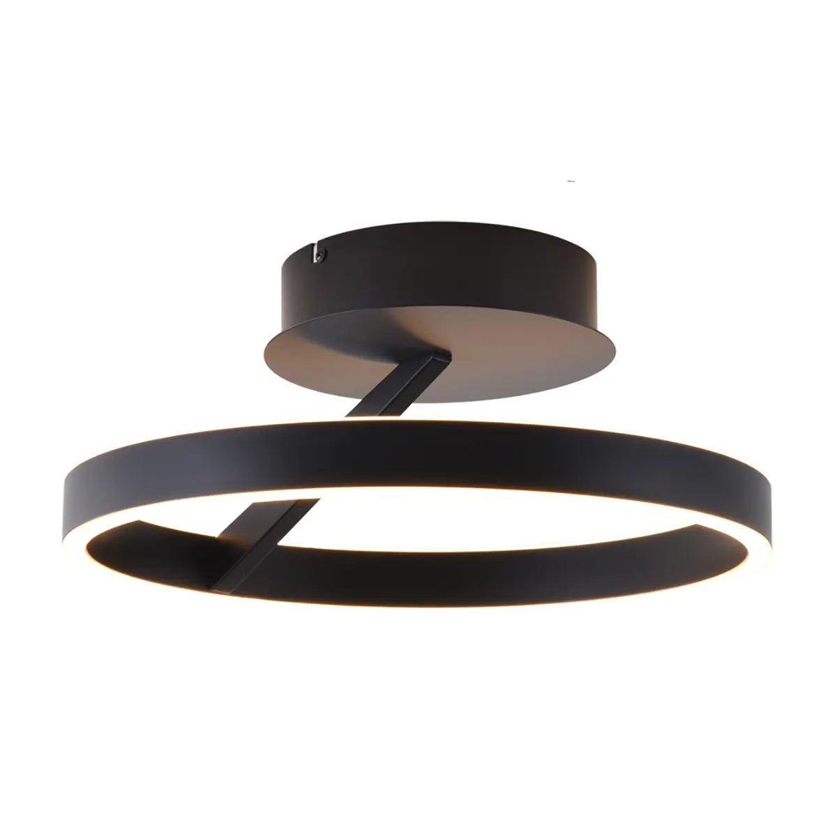 Freelight plafondlamp Pilota - 2 lichts - 40 x 17  cm - zwart