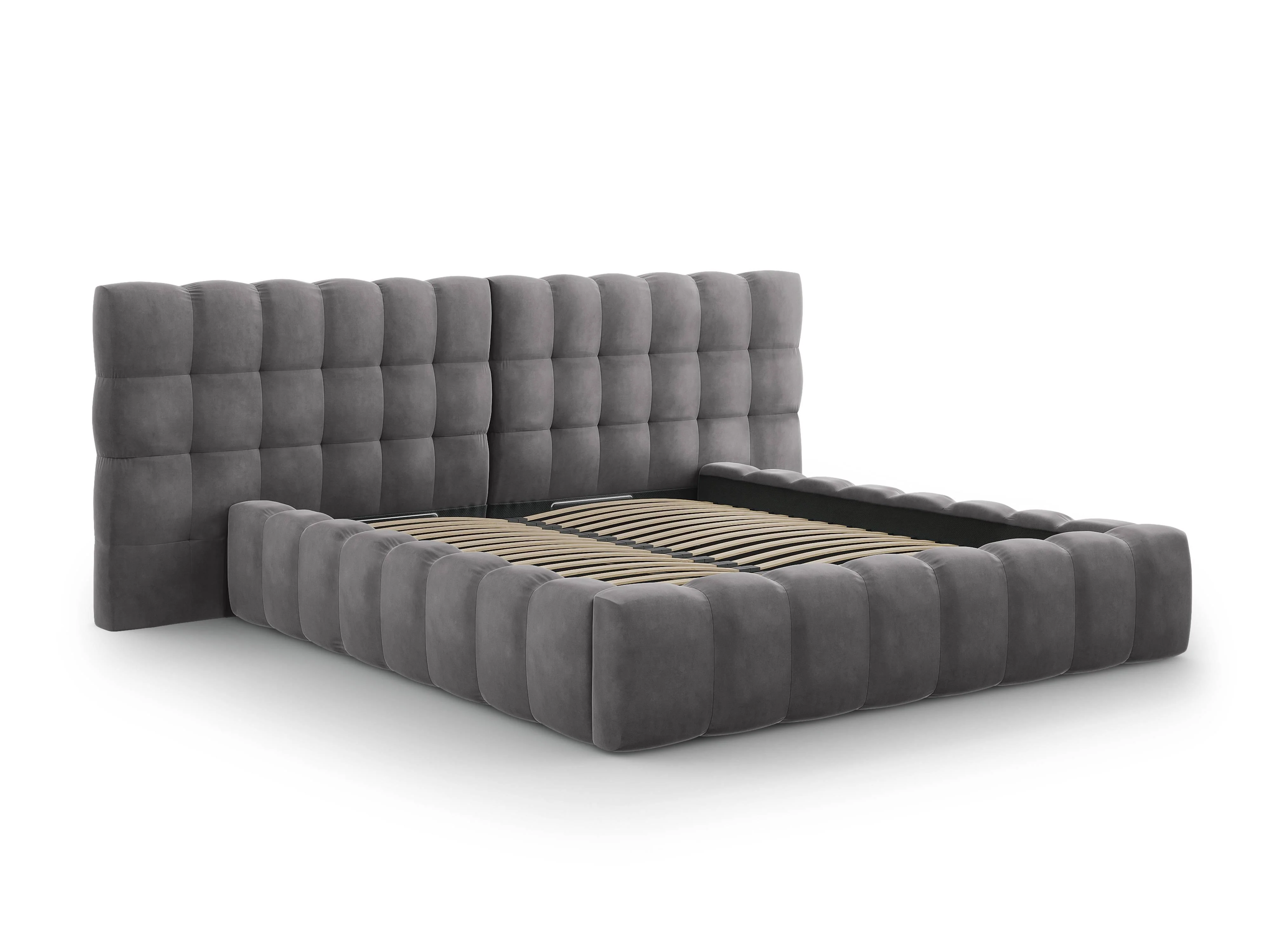 Bed frame Bali velvet met opbergruimte 200 x 200 cm
