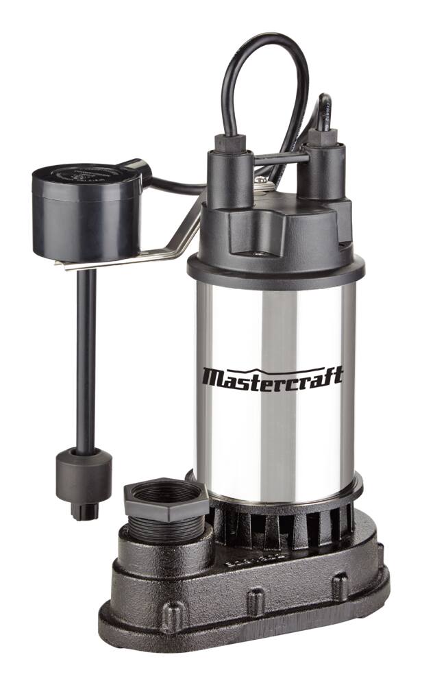 Mastercraft 1/2-HP Vertical Submersible Electric Sump Pump