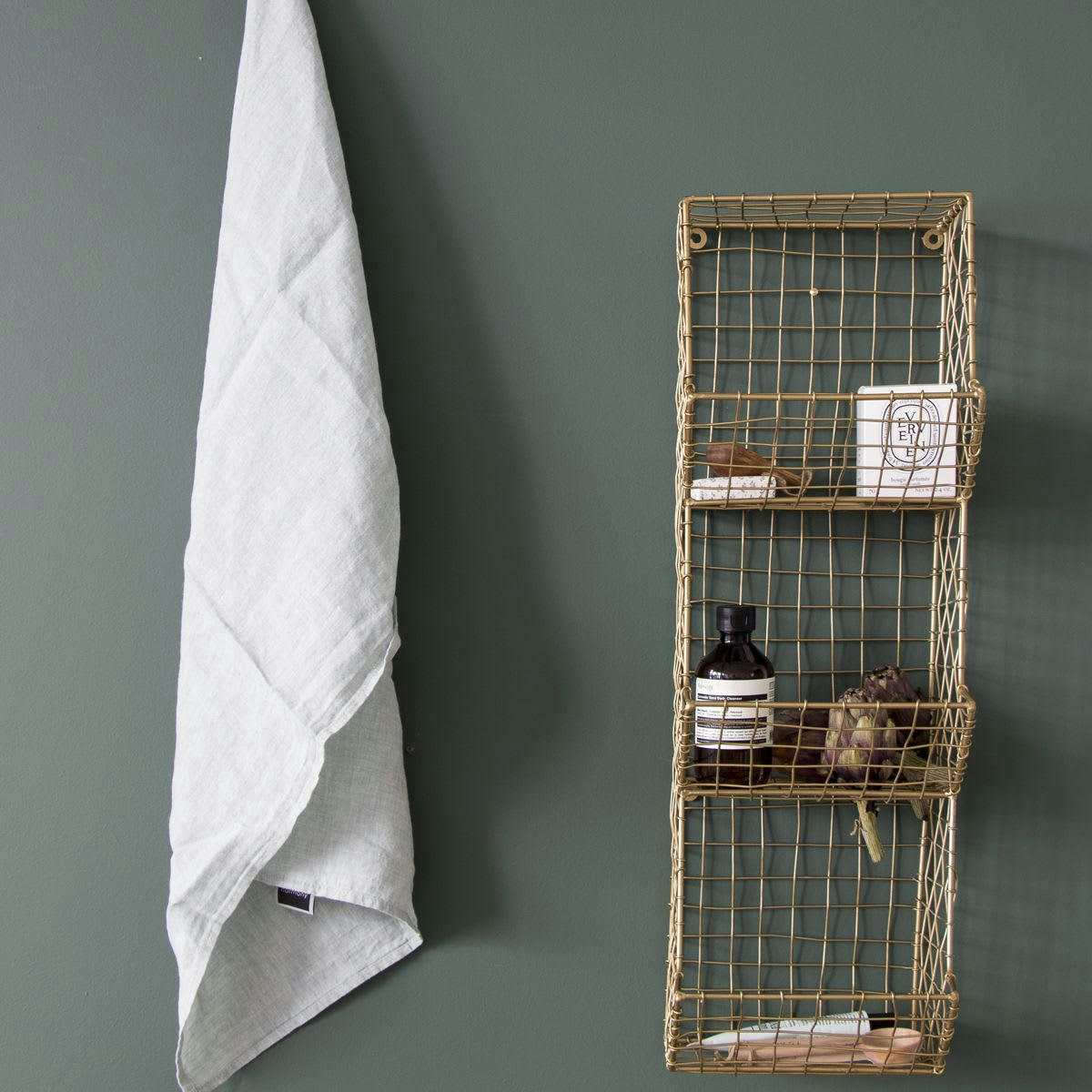 GREED - Etagère murale en métal grillagé