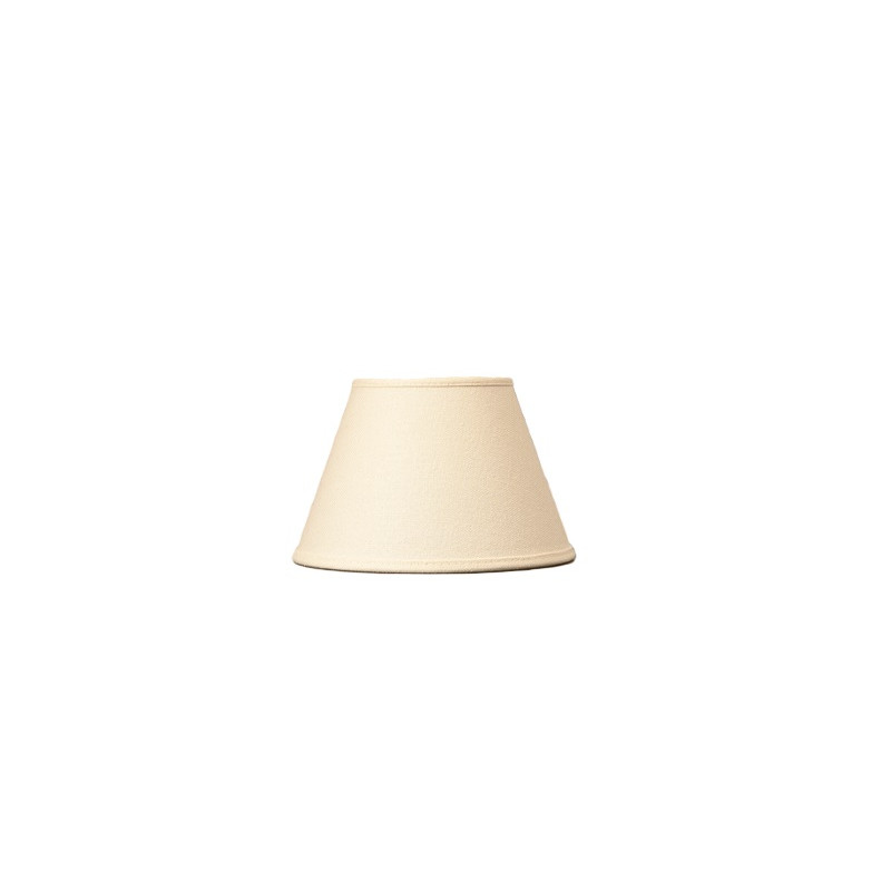 Abat-jour Conica Cottage en soie écru Ø 20 cm NIEDERAU