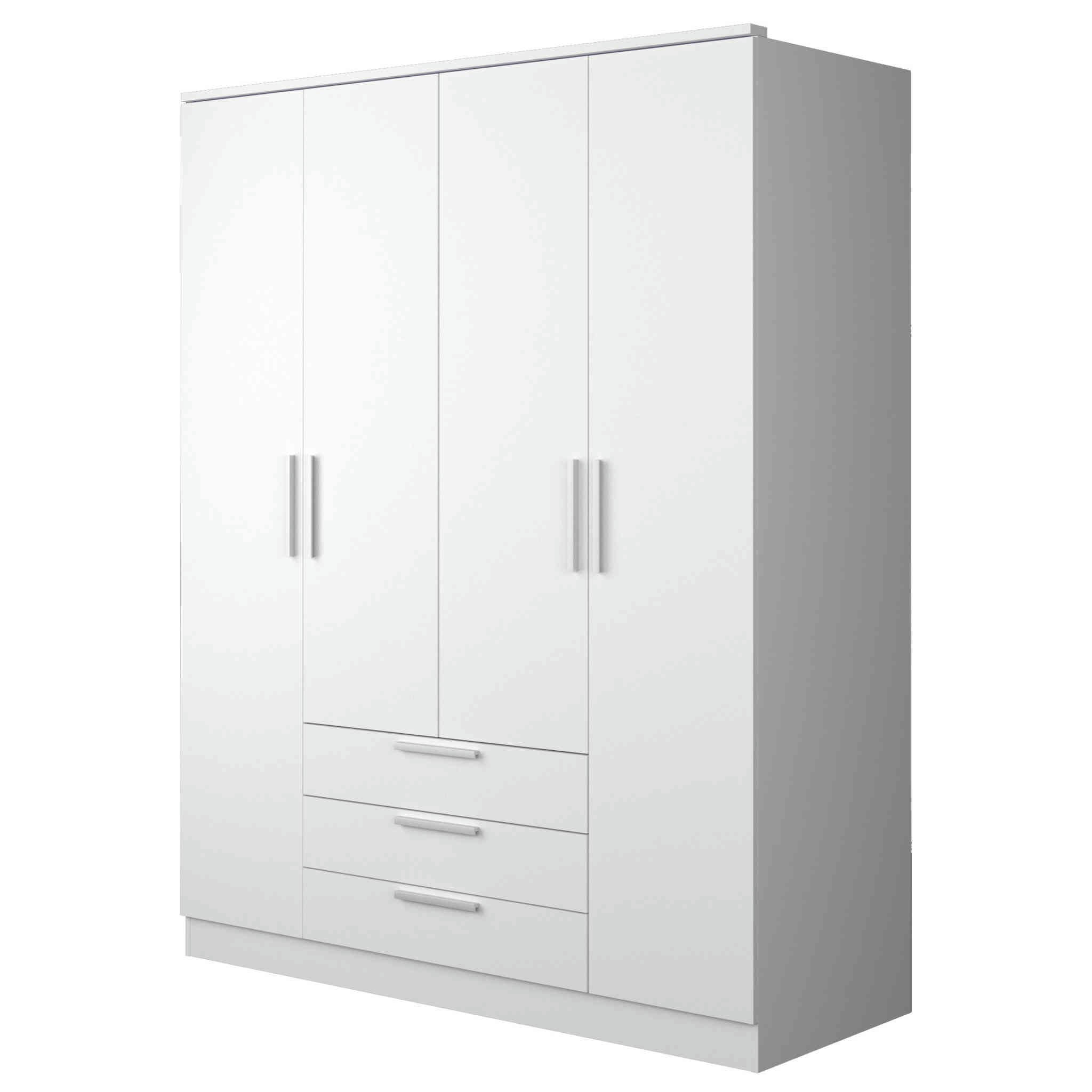 - Armoire 4 portes 3 tiroirs