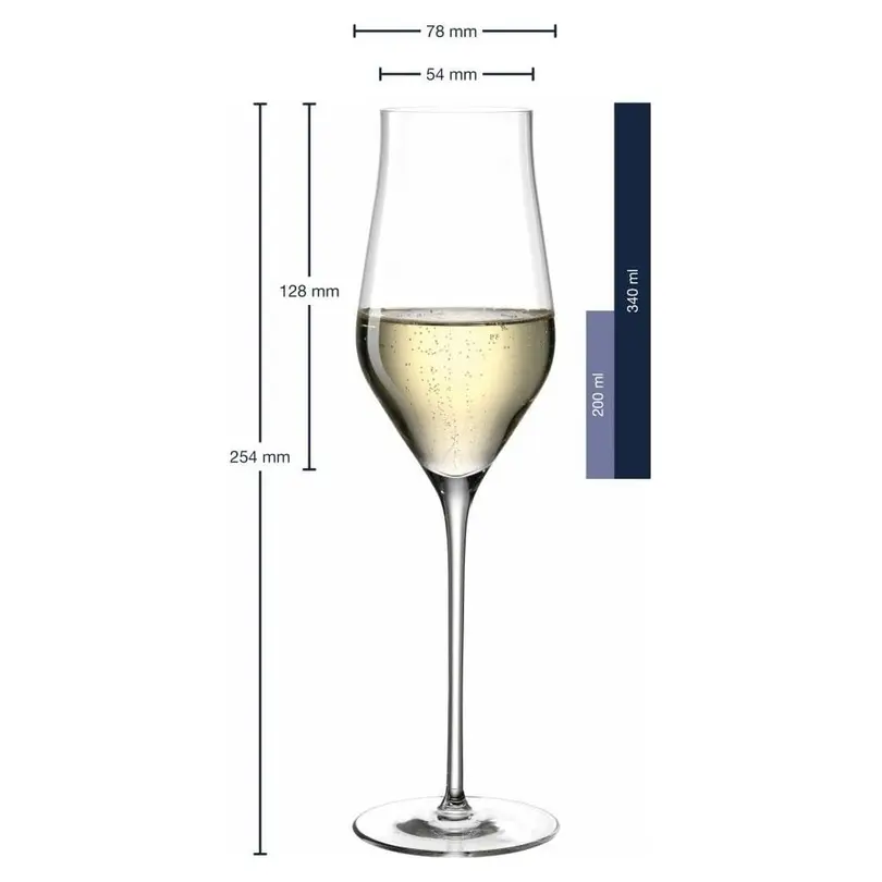 Champagnerglas 6er-Set Brunelli