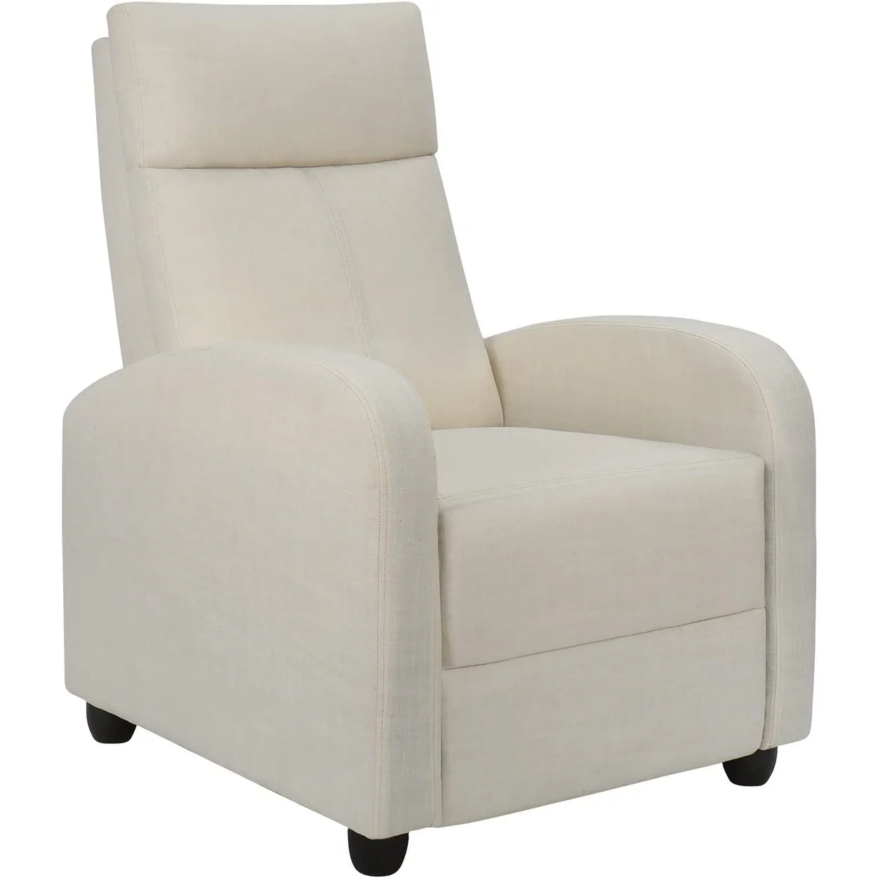 Furniwell Fabric Single Sofa Recliner with Padded Seat