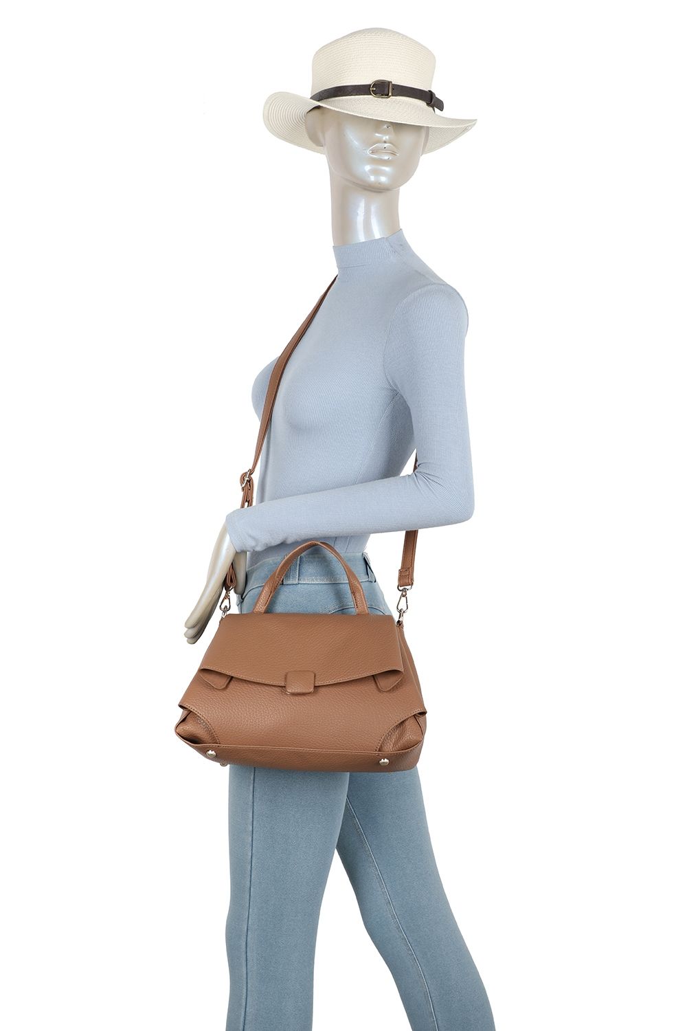 Fontanella Fashion The Midtown Luxe Top Handle Bag With Extra Removable Shoulder Strap