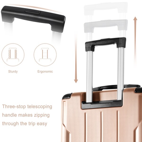 28" Single Luggage Hardshell Spinner Suitcase & Built-in TSA Lock Durable Suitcase Rolling Luggage