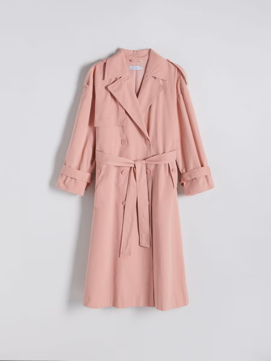 Double Breasted Oversized Trench Coat