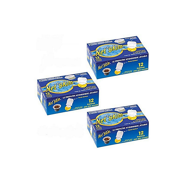 Chaussettes pré-filtre Net'Skim jetables - Boîte de 12 pièces