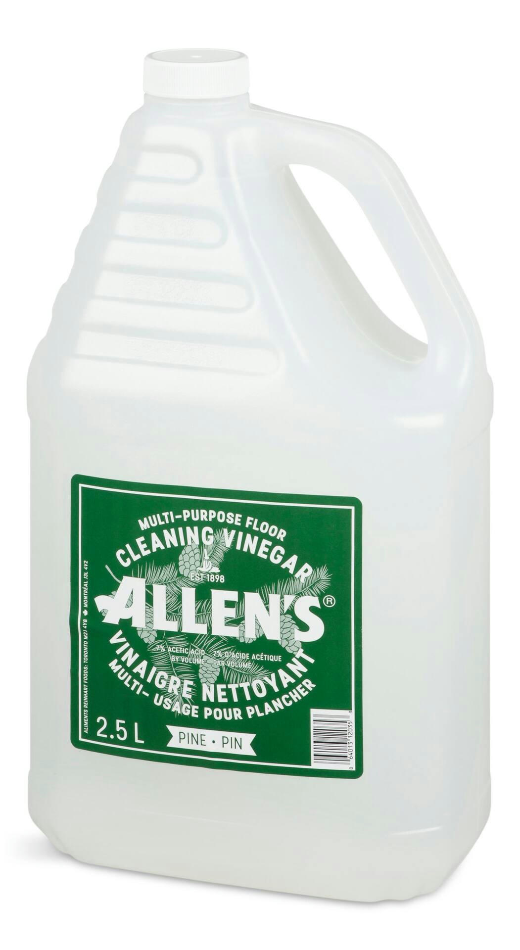 Allen's Multi-Purpose Floor Cleaning Vinegar, Pine Scented, 2.5-L