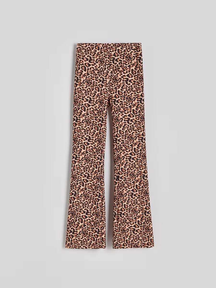 Animal Print Trousers