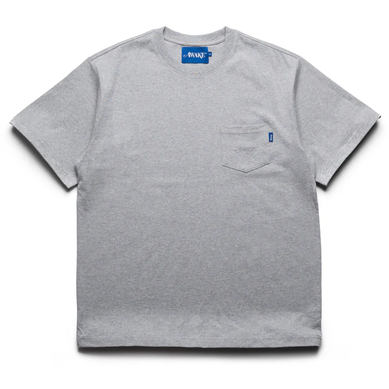 Awake NY Pocket Tee - Heather Grey