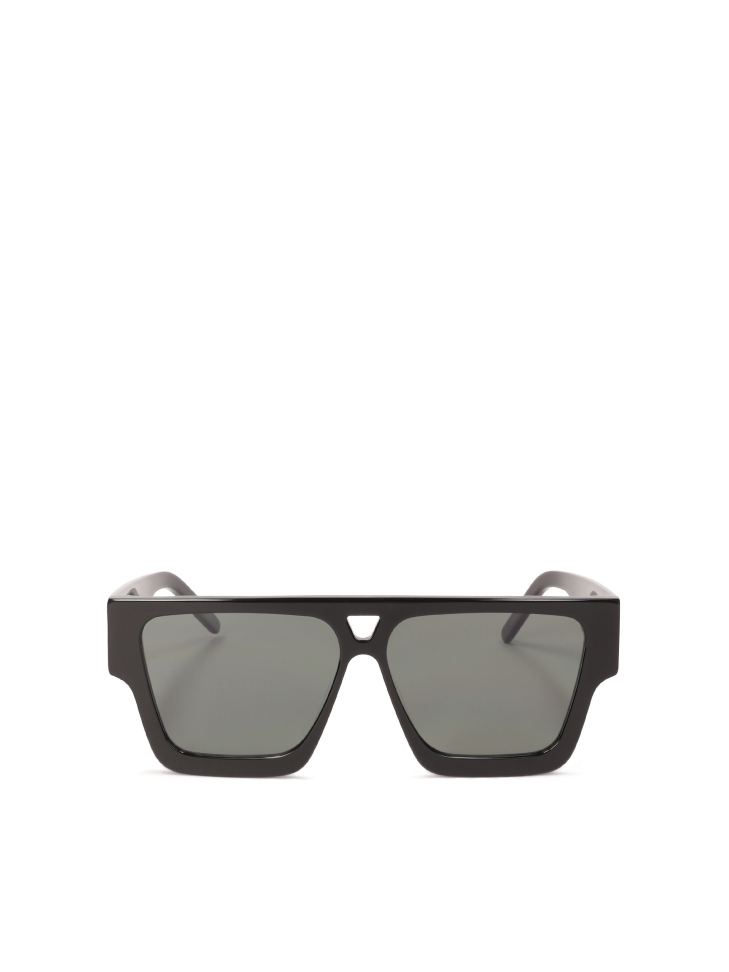 Black sunglasses with thick frame