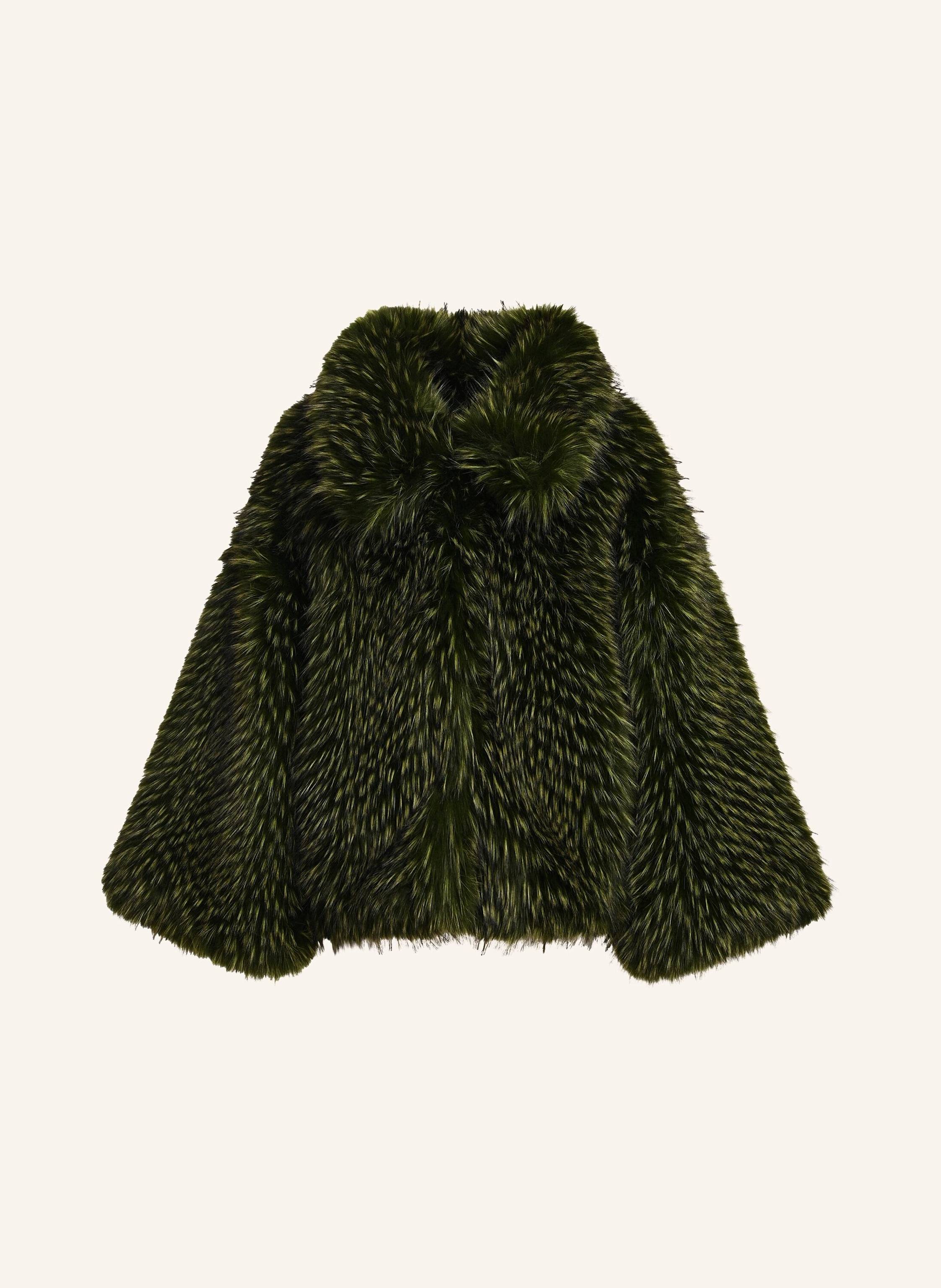 ESSENTIEL ANTWERP Kunstfell-Jacke KASTANJE