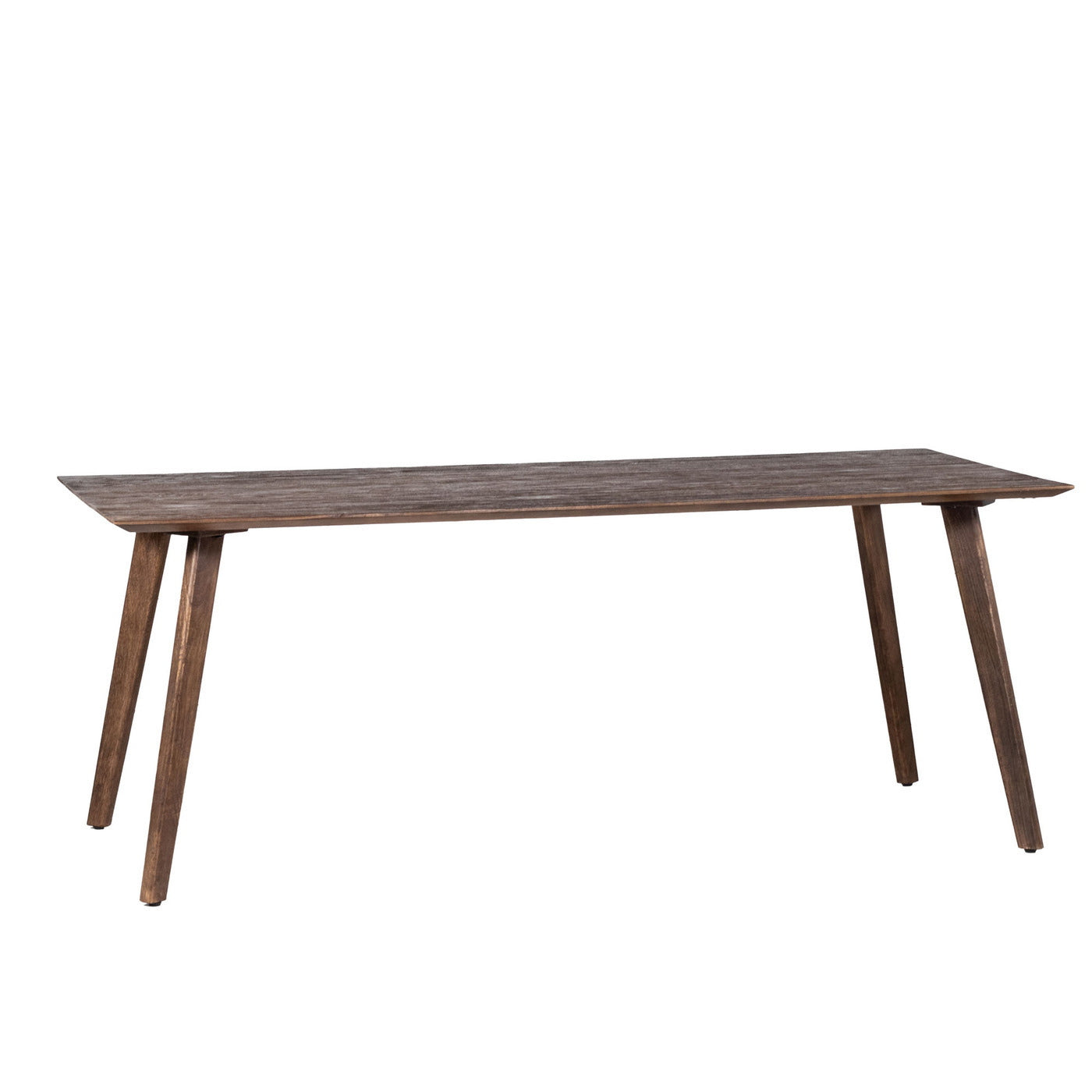 Giga Meubel Eettafel Oslo - Donkerbruin Mangohout - 200x90x76cm