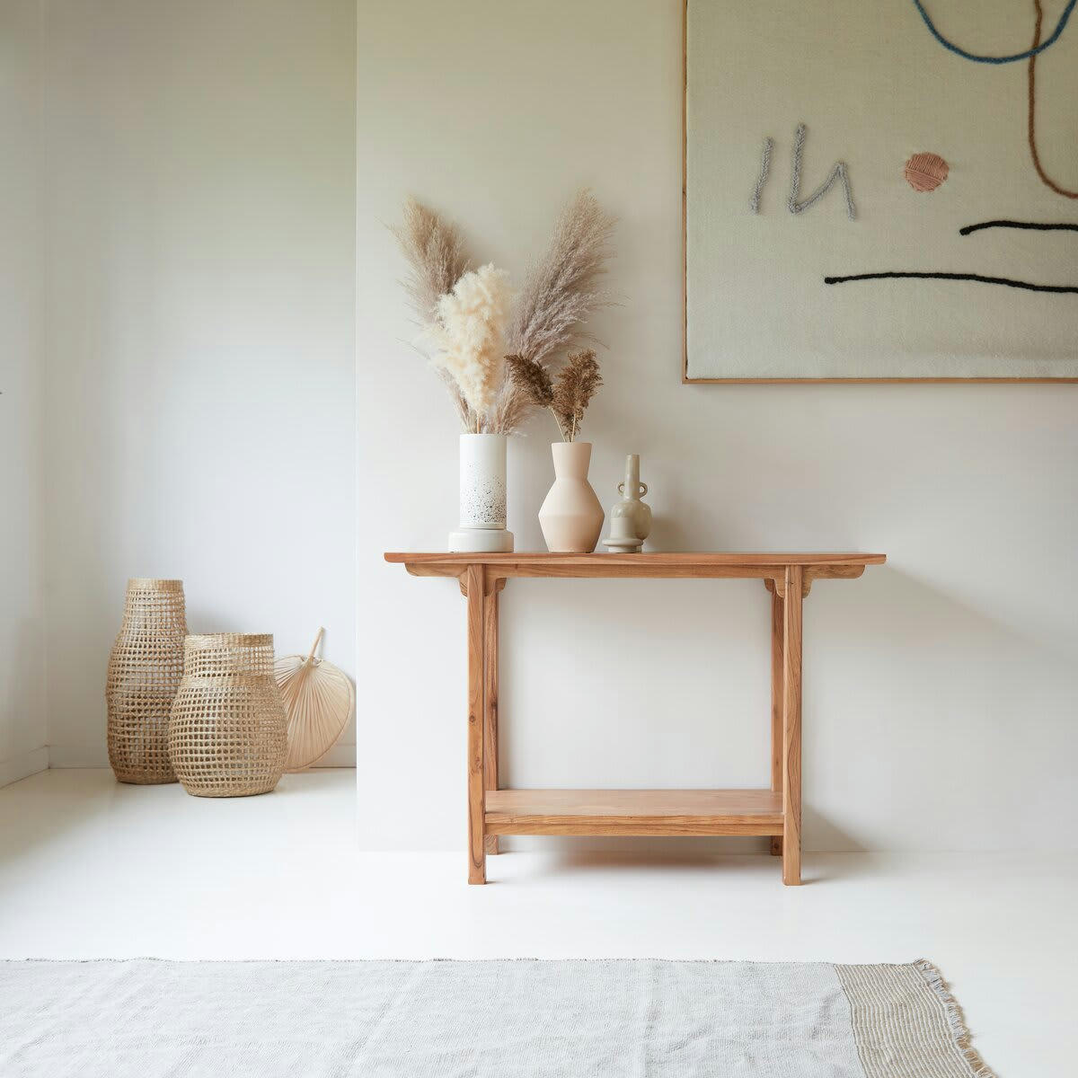 ELIE - Console en acacia massif