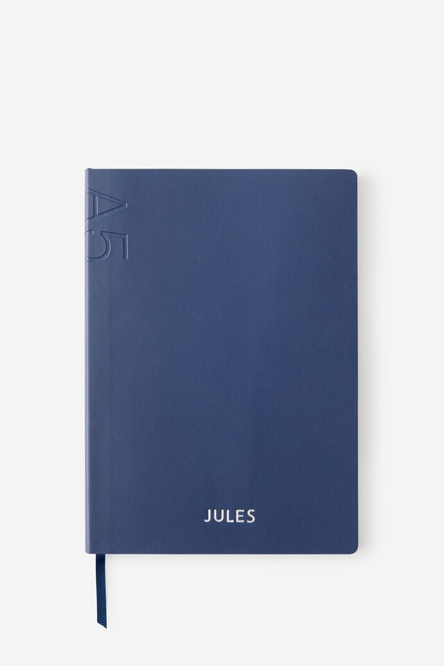 Personalised A5 Soft Cover Lined Notebook