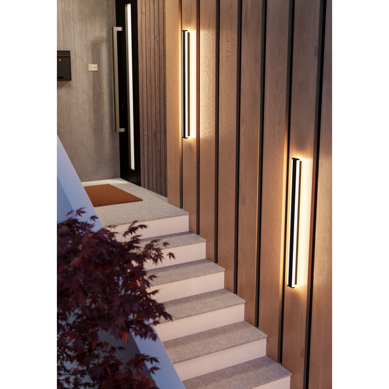 Applique extérieure LED Neviano noire 2 x 11 W EGLO