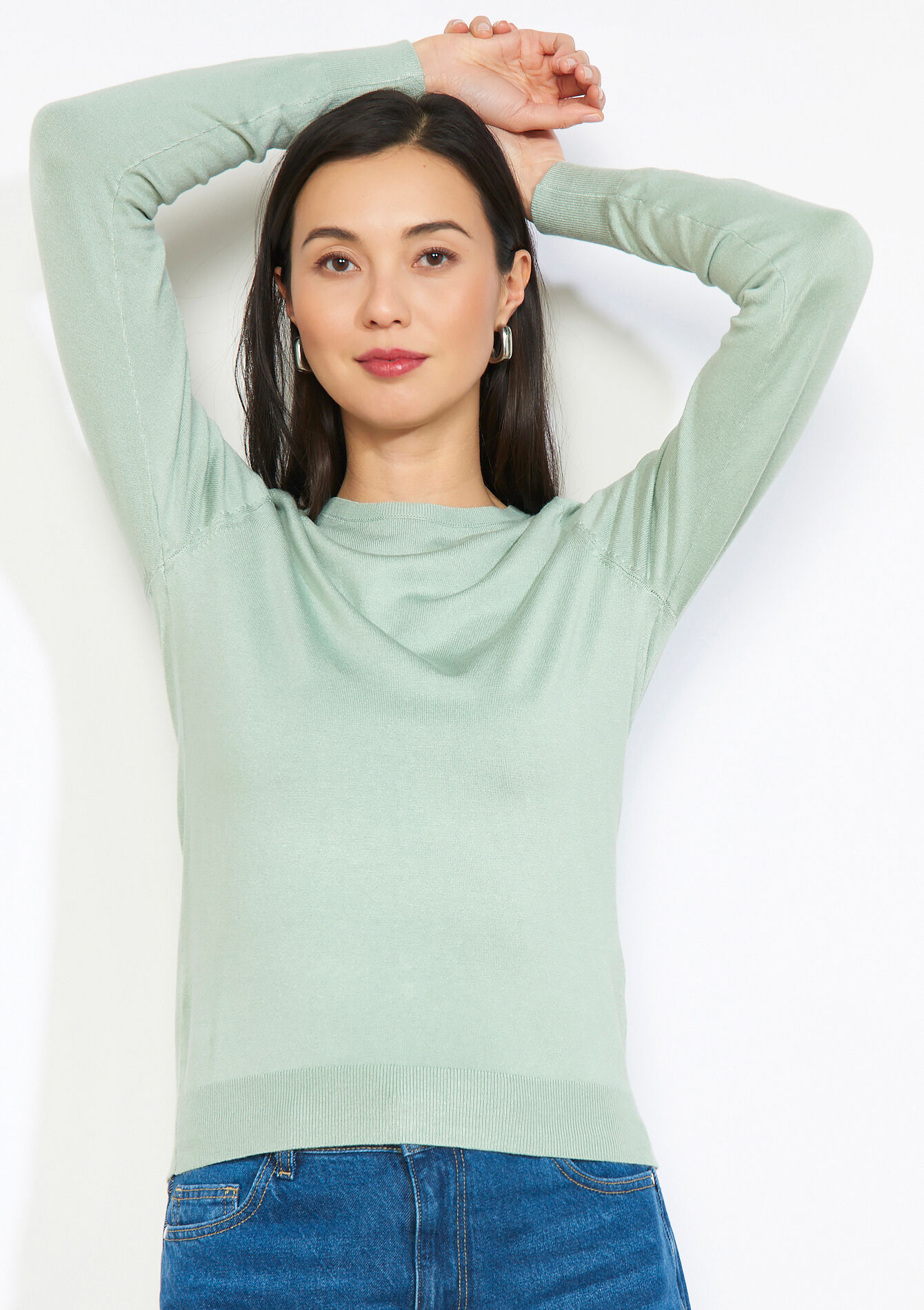 Fijne ronde hals trui